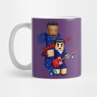 8bit boy with 12th doctor shadow Mug